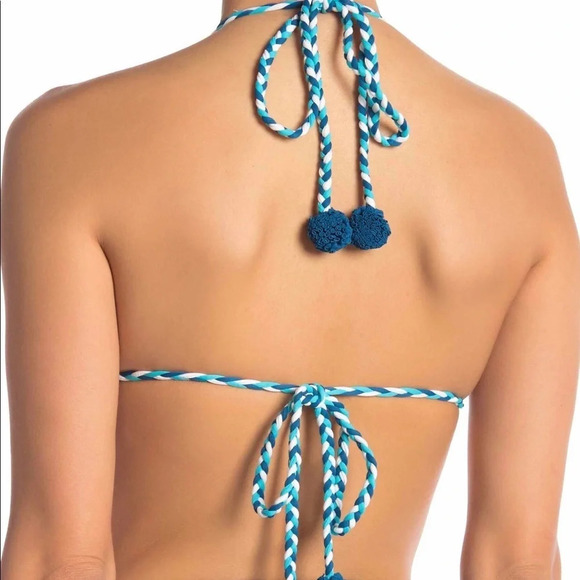 NEW Vince Camuto Braided Triangle Bikini Top Size Small NWT - Picture 4 of 7
